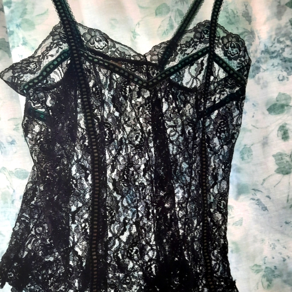Jill Anderson Lace Lingerie Top